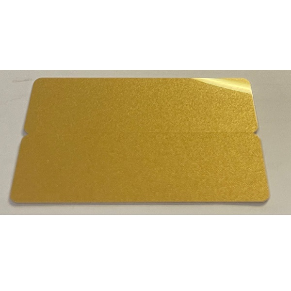 Bilde av Blank gold 2-up e.g. name tags / price tag cards - CR80. 70102097 (DE,SE,NO,FI,RO,PL)